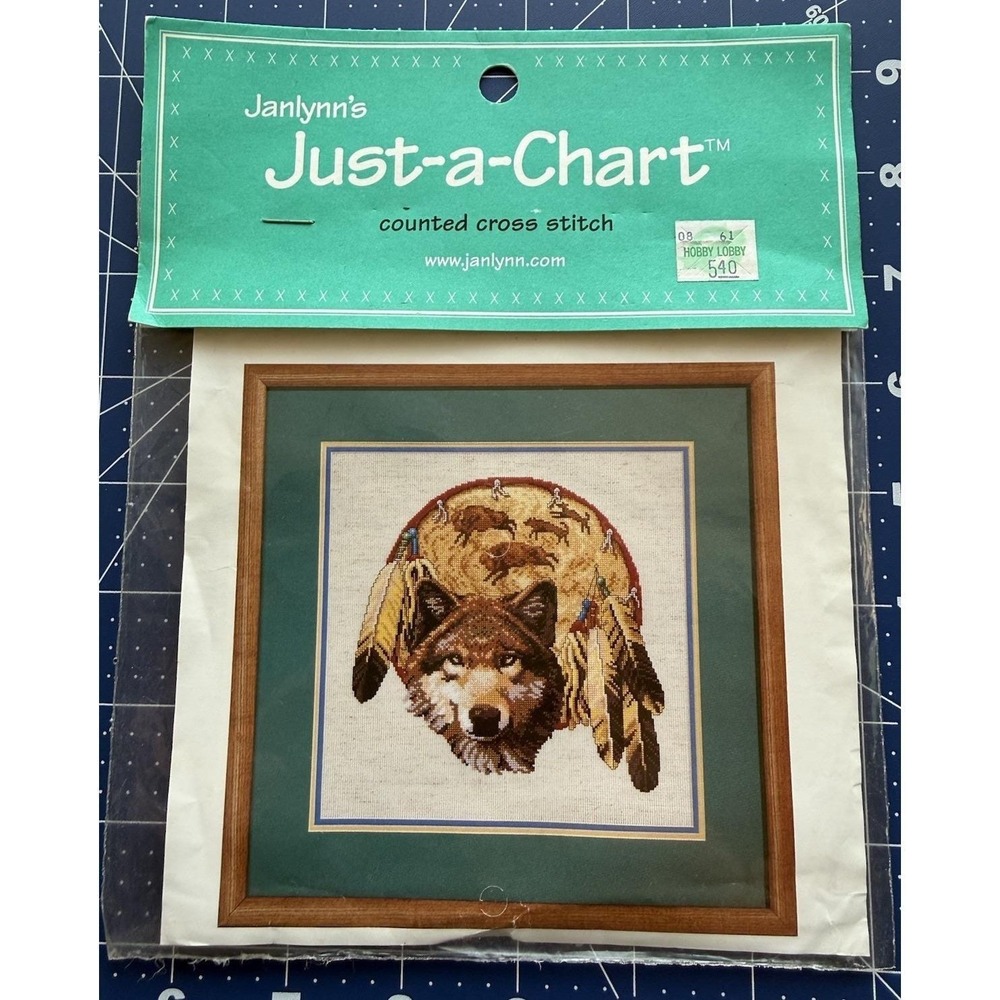 New‎ Janlynn's Just A Chart Counted Cross Stitch Pattern Brother Wolf